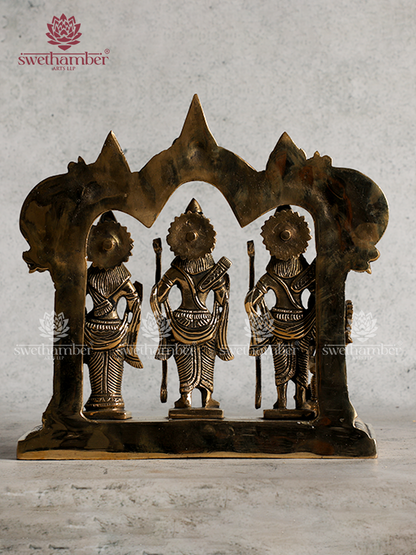 Antique Brass Ram Darbar Statue