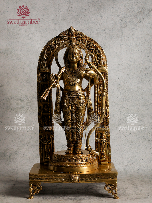 Ramlala Brass Idol for Pooja & Home Temple
