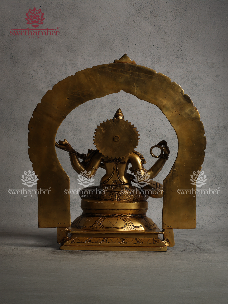 Traditional Brass Saraswati Idol for Home & Office