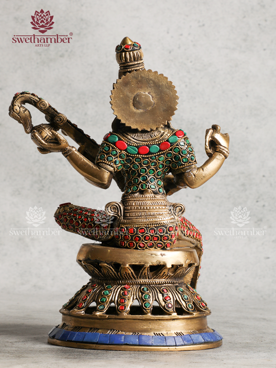 Saraswati Idol for Home Temple & Office