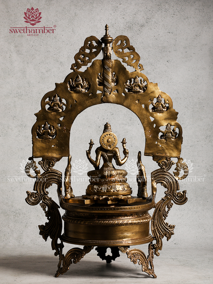 Bronze Ashta Lakshmi Deepam – Spiritual Lighting Décor