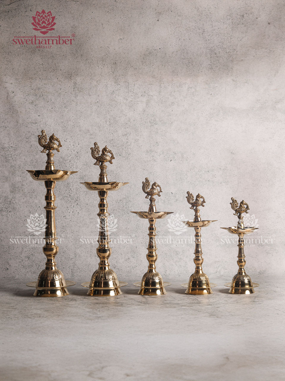 Brass Peacock Oil Lamp - Gifting / Decor