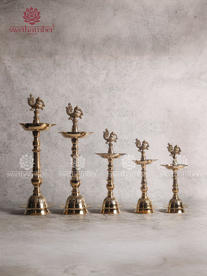 Brass Peacock Oil Lamp - Gifting / Decor
