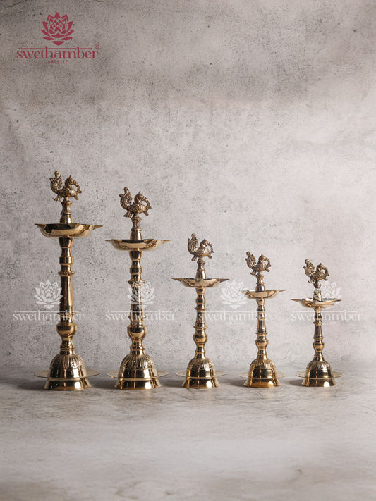 Brass Peacock Oil Lamp - Gifting / Decor