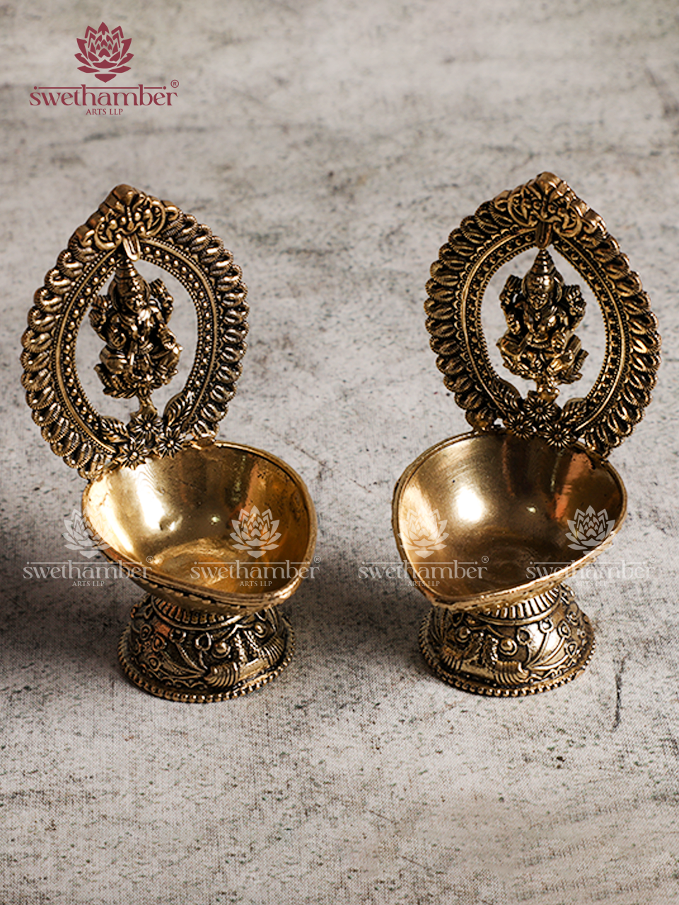 Light weight Brass Laxmi Deepa