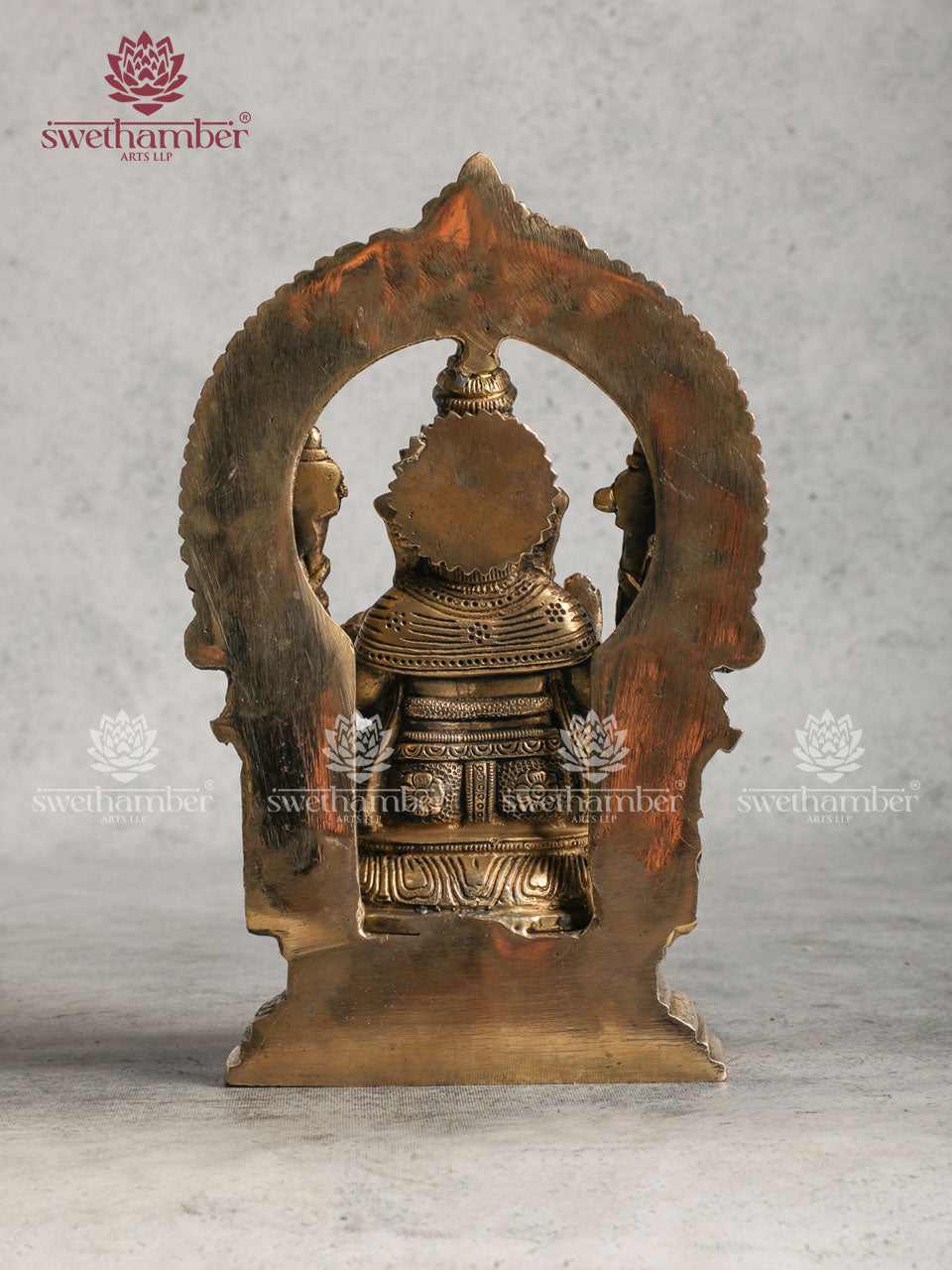 BRASS GANESHA WITH ARCH
