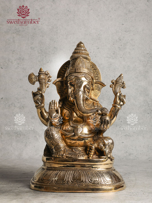 GANESHA BRASS STATUE