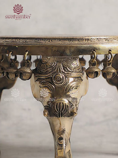 Pooja Brass Stand for Idols & Diyas