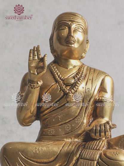 Lord Basavanna Brass Murti – Traditional Design