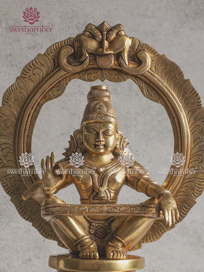 Lord Ayyappa Brass Statue| Sabarimala Temple, Pilgrimage & Devotion