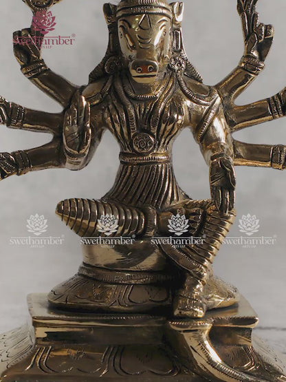 Sri Varahi Amman Brass Idol – Divine Protection & Power