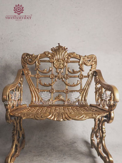 Premium Brass Decorative Chair