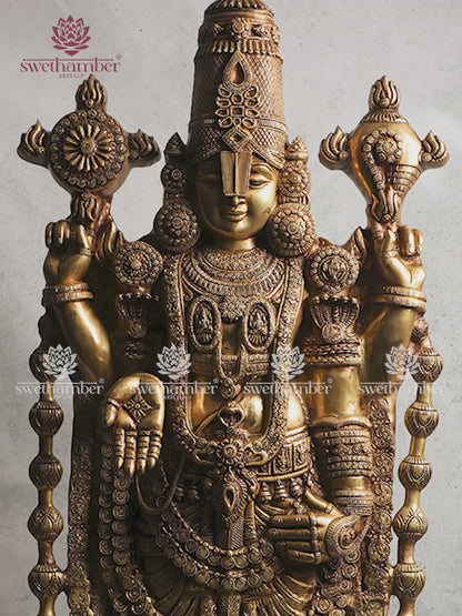 Super Fine Brass Lord Venkateswara / Balaji statue