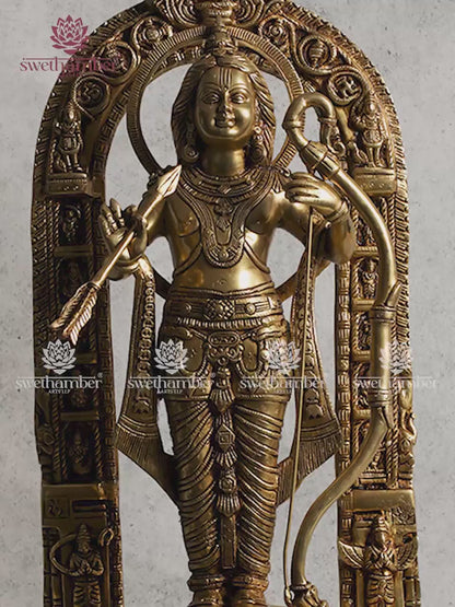 Ramlala Brass Idol for Pooja & Home Temple
