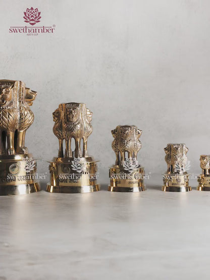 Ashok Stambh Brass Sculpture