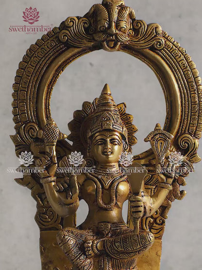 Divine Kamakshi Amman Brass Statue for Pooja Room