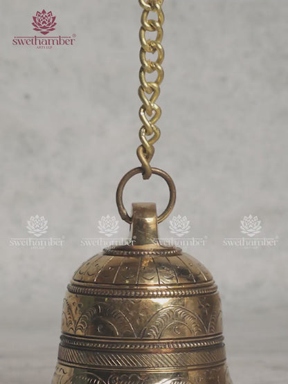 Classic Brass Hanging Bell
