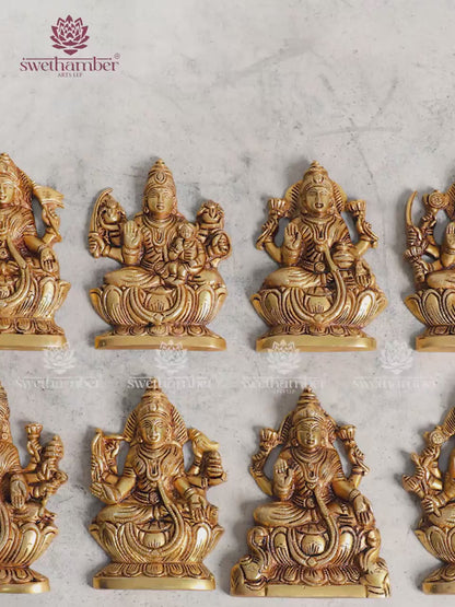 Traditional Astalakshmi Wall Hanging for Pooja Room