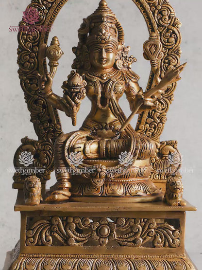 Sri Rajarajeshwari Devi Brass Statue | Home & Temple Pooja Idol