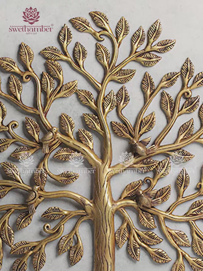 Brass Tree Showpiece for Living Room & Pooja Room