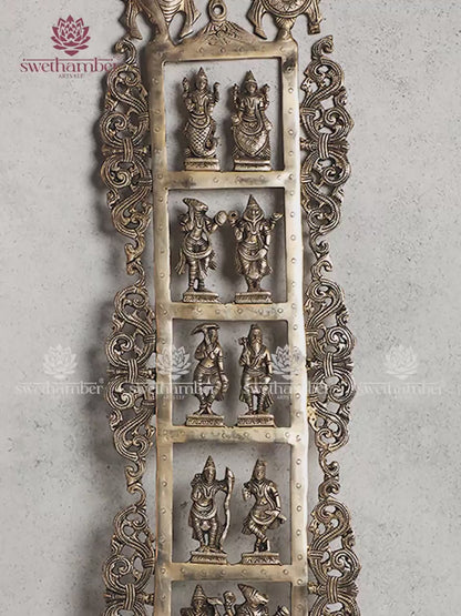DASAVATAR BRASS WALL HANGING IN ANTIQUE FINISH