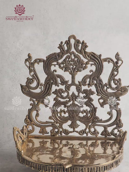 Premium Brass Pitha Stand for Home Temple