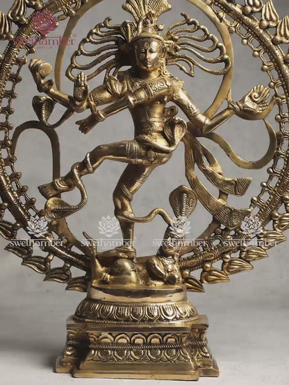 Brass Nataraja Idol