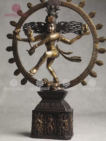 Brass Nataraja Figurine Colour