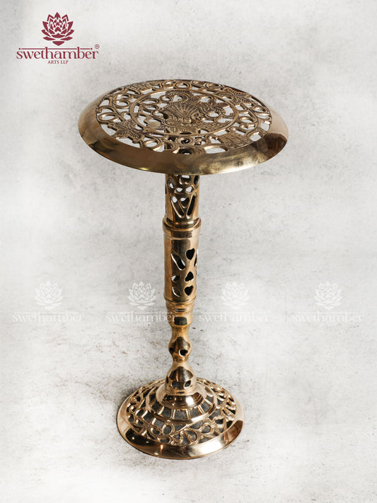 Round Brass Stand / Chowki for idols / Decor Pieces
